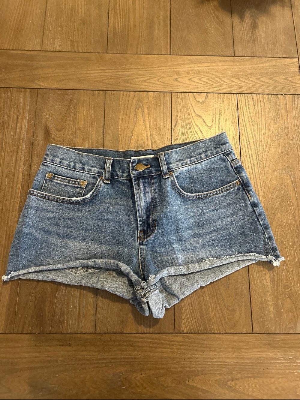 Billabong Light Blue Denim Cutoff Shorts